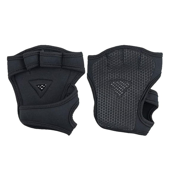 LIJCC Anti Slip and Proof Fitness Gloves Anti Slip Four Finger Workout Glove Weight Training Gloves Gym Gloves Weight Lifting Gloves for Men Women Gloves