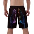 thumbnail image 3 of NICKSUN Men's Swim Trunks, Cute Print Quick Dry Summer Board Beach Shorts with Mesh Lining and Pockets, 3 of 6