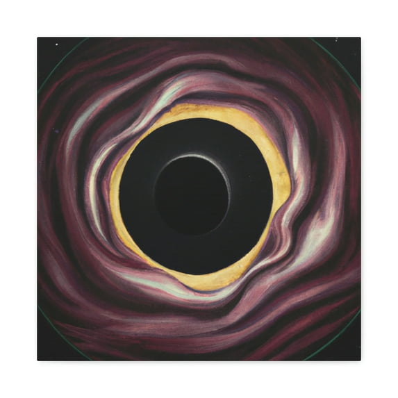 Black Hole Radiancescape - Canvas
