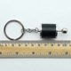 thumbnail image 2 of Auto Part Model Gear Box Keychain Six-speed Manual Transmission Shift Lever Keyring Key Chain Ring Keyrings Keyfob (black) Banmo, 2 of 3