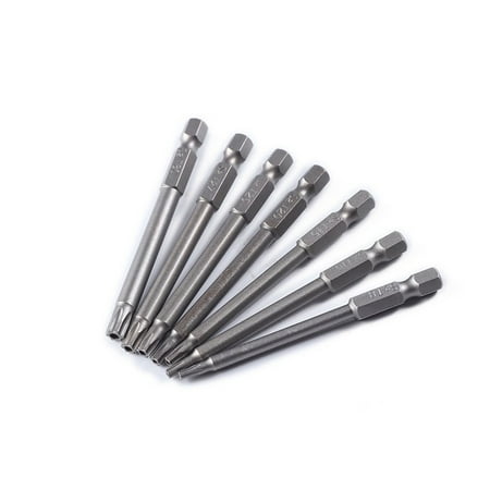 

Flat Head Screwdriver Drill Bit Set Hexagonal Star T8-10-15-20-25-27-30