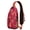 Sky-blue-10, variant on Earthy Floral Hippie Sling Backpack for Women Men – Secure zipper pockets, Stretch mesh side pocket, Large front zip pocket – Vintage Artistic Rustic Design for Travel, Hiking, Outdoor