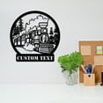 thumbnail image 5 of Handmadetneonsign Custom Steam Train Locomotive Metal Wall Art with LED Light - Personalized Train, 5 of 5