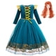 thumbnail image 1 of Brave Girl Merida-vestido de dibujos animados para niños, traje de juego de rol para niños, vestido de princesa de manga larga, disfraz de fiesta de Carnaval y Halloween Fivean unisex, 1 of 2