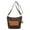 Coffee Cognac, variant on Serenity Women Hobo Bag, Color Block Vegan Leather Shoulder Bag by Mia K - Mauve Blush