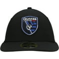 thumbnail image 2 of Men's New Era Black San Jose Earthquakes Primary Logo Low Profile 59FIFTY Fitted Hat, 2 of 4