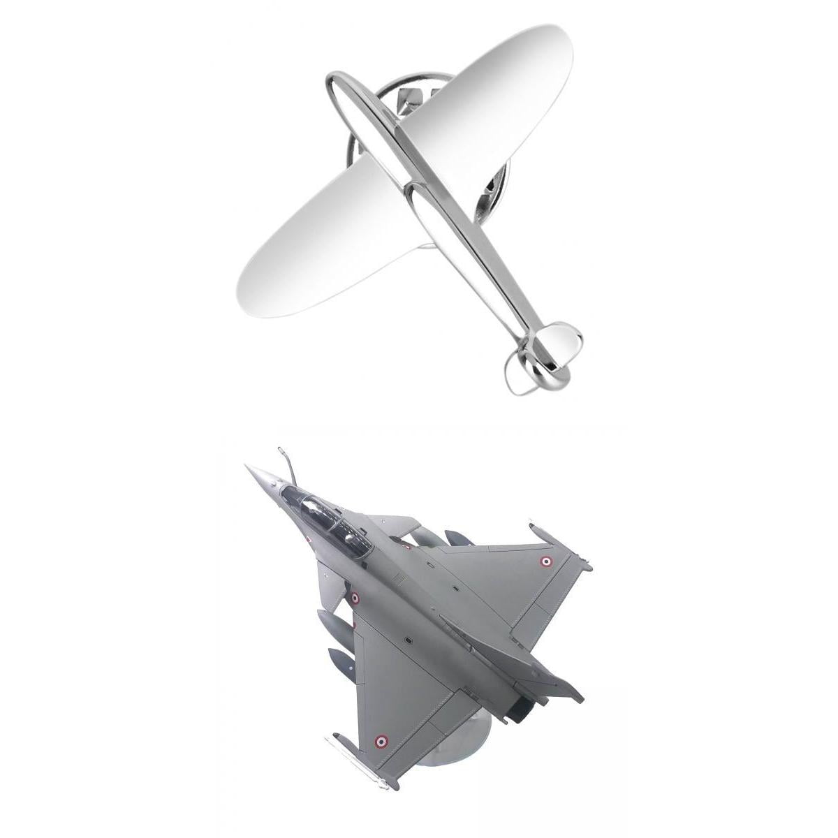 Maquette Avion De Chasse Rafale B En Alliage 1/72 Avec Base - Modèle Moulé Sous Pression - Neuf