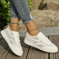 thumbnail image 5 of Leozcaa Fashion Sneakers for Women Breathable Anti Slip Mesh Low Top Casual Lace Up Play Sneakers, 5 of 9