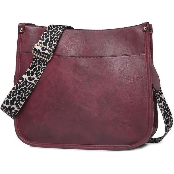 LHSHID Crossbody Bags for Women Leather Hobo Shoulder Bag Tote Purses Handbag Satchel Bag