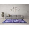 thumbnail image 3 of Ahgly Company Indoor Rectangle Persian Blue Traditional Area Rugs, 5' x 8', 3 of 4