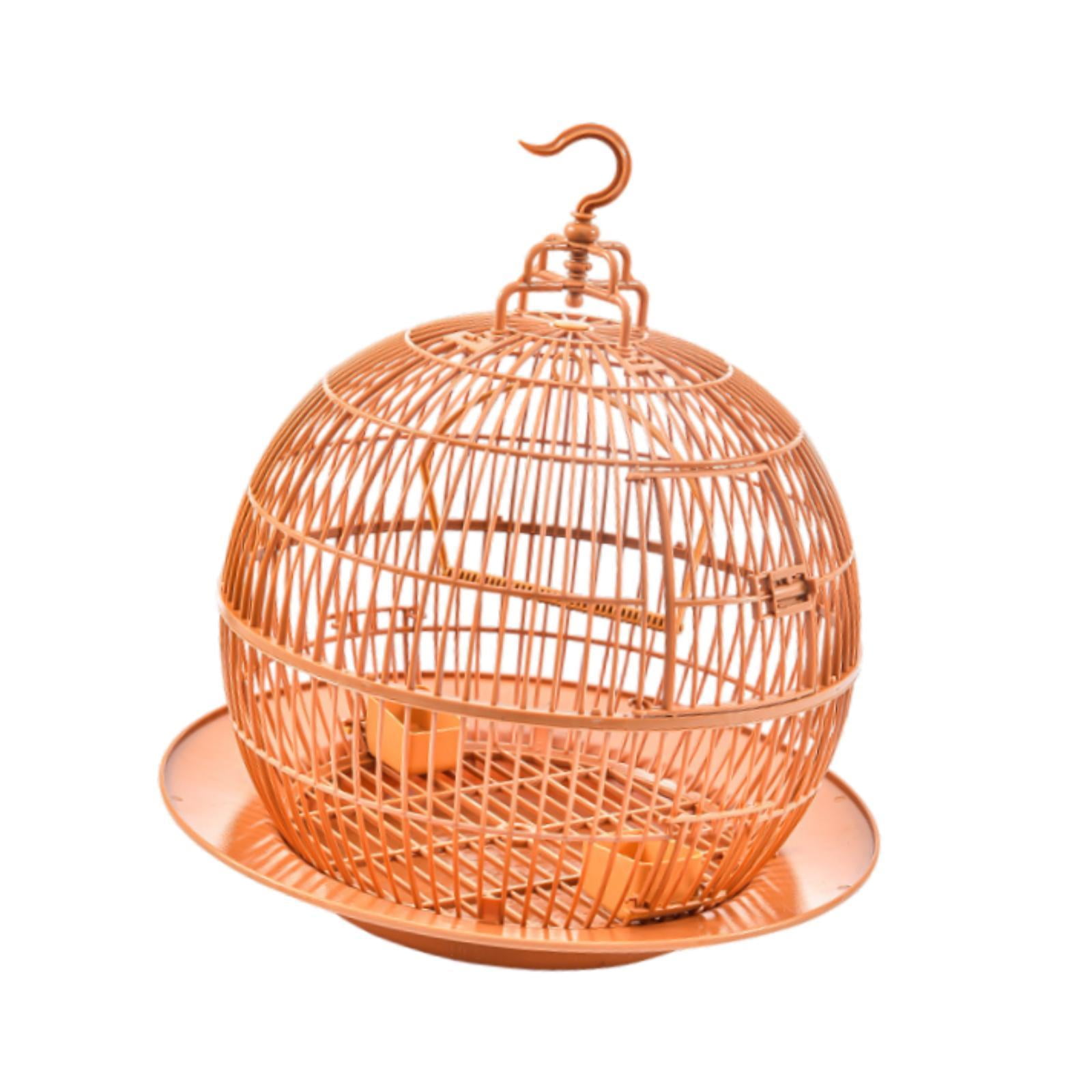 Serenable Bird Cage Birdcage,Elegant,Bird Supplies,Bird Carrier Mesh Ball Shape Parakeet Cage for Finches Budgies Small Birds Lovebirds