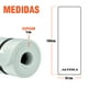 thumbnail image 4 of Tapete Para Yoga Altera NBR1216 C/ Correa Fitness 183 x 61cm Color Verde Menta, 4 of 6