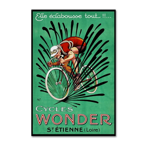 Trademark Fine Art 'Ad Wheels 9' Canvas Art by Vintage Lavoie