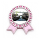 thumbnail image 1 of Dos barco juntos Insignia broche Medalla rosa premiada, 1 of 3