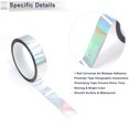 thumbnail image 6 of Unique Bargains 1 Roll Universal Air-Release Adhesive Pinstripe Tape Holographic Chrome Silver Tone 0.87"x164.04ft, 6 of 6
