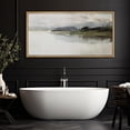 thumbnail image 5 of IDEA4WALL Extra Large Framed Canvas Print Wall Art Storm Over Quiet Lake Landscape Classic Art Nature Wilderness Vintage Wall Decor Oversized Watercolor Artwork Relax/Calm for Living Room - 60"x30", 5 of 5