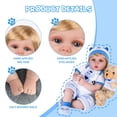 thumbnail image 4 of Muñecas de bebé Aori de la vida Real, muñeca realista de 22 pulgadas para recién nacido, cuerpo suave ponderado con accesorios de alimentación, juego de muñecas, 4 of 5
