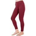 thumbnail image 3 of Angelina Women's Microfiber High Waist Full Coverage Cropped Legging (4-Pack), 3 of 5
