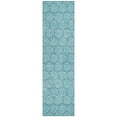 thumbnail image 2 of Addison Rugs Chantille Indoor/Outdoor Transitional Geometric Teal Washable Runner Rug, 2'3" x 7'6", 2 of 6