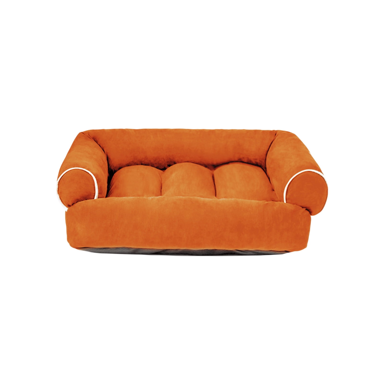 OAVQHLG3B RectangleDog Bed for Large Medium Small Dogs, Orthopedic Dog Sofa with Sides and Waterproof Liner, Washable Bolster Pet Bed Couch