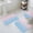 Blue, variant on Ombre White Bath Mat 3 Piece Bathroom Rug Set, Romatic Purple Art Non Slip Bath Rug Contour Mat and Toilet Lid Cover, Absorbent Shower Mats Soft Bath Rugs and Mats Sets