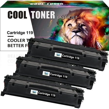 Ink realm Compatible Toner Cartridge for Canon 119 CRG-119 ImageClass MF414dw MF6160dw MF5950dw MF5850dn MF5880dn MF5960dn LBP251dw LBP253dw MF416dw MF419dw LBP6310dn Printer Ink Black, 3-Pack
