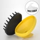 thumbnail image 5 of Matsuzay Cepillo para champú, masajeador para cabeza de cuero cabelludo, pequeño, cómodo, multiusos, ahorro de tiempo, depurador Juegos de accesorios de baño Blanco, 5 of 6