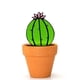thumbnail image 1 of Cactus Colorido, Planta Suculenta, Simulación Acrílica, Decoración para Ventanas y Balcones, Adornos Tropicales En Maceta., 1 of 4