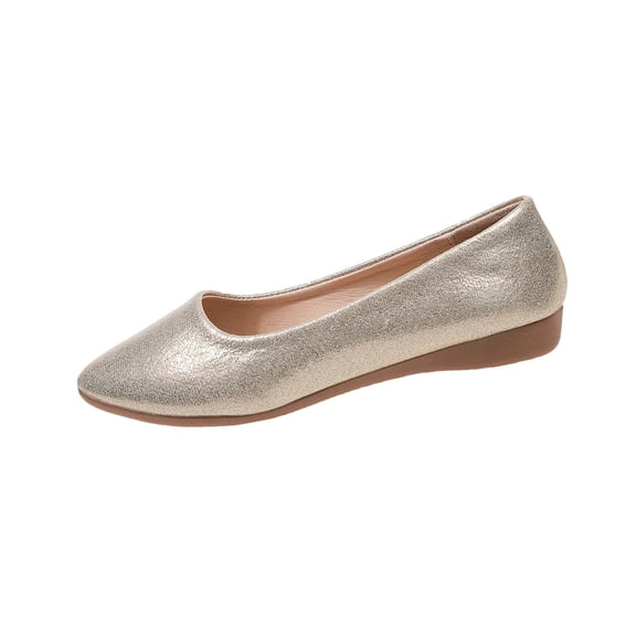 Wensltd Women Ballet Flats Classic Comfy Round Toe Casual Shoes for Daily Occasions