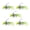 Green, variant on LAIQIEN Fly Fishing Popper for Trout Fishing Lures with Hook Popper Artificial Baits