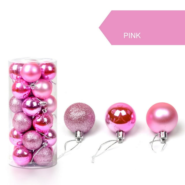 TIMIFIS Christmas Decorations 30mm Christmas Xmas Tree Ball Bauble Hanging Home Party Ornament Decor Christmas Tree - Fall