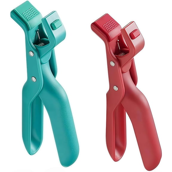 Yippzo 2PCS Hot Plate Grippers,anti scald bowl holder clip,non-slip hot plate gripper tongs,multi-function anti-scald bowl clip for kitchen