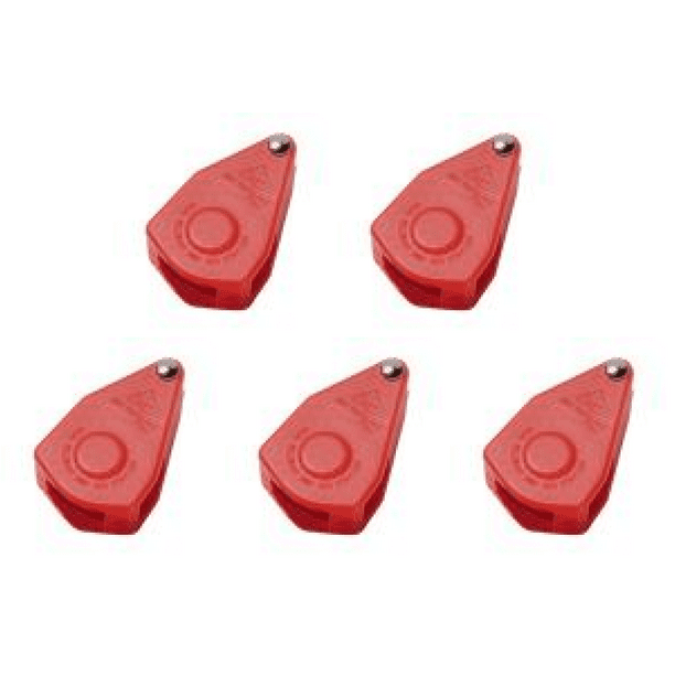 Polea para Campaña Regulador Ajustable Camping () Rojo