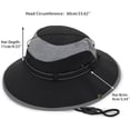 thumbnail image 5 of LinYooLi Bucket-Hats Sun-Protection Wide-Brim Splicing-Mesh-Panels for Men - Beach-Sun-Hat for Outdoor Casual Wear,Fishing,Travel, 5 of 8