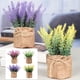 thumbnail image 1 of Mini Artificial Plant In Pots, Potted Flowers In Cloth, Home Decor Party Wedding Garden Table Office Patio Decoration, Artificial Plants For Home, Large Artificial Plants, Realistic Touch,, 1 of 6