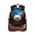 thumbnail image 1 of Disketp Cartoon Bald Eagle USA Mochila Ligera Clásica con Múltiples Bolsillos, Mochila Casual para Hombre y Mujer, Ideal para Escuela, Trabajo y Viajes, 1 of 6