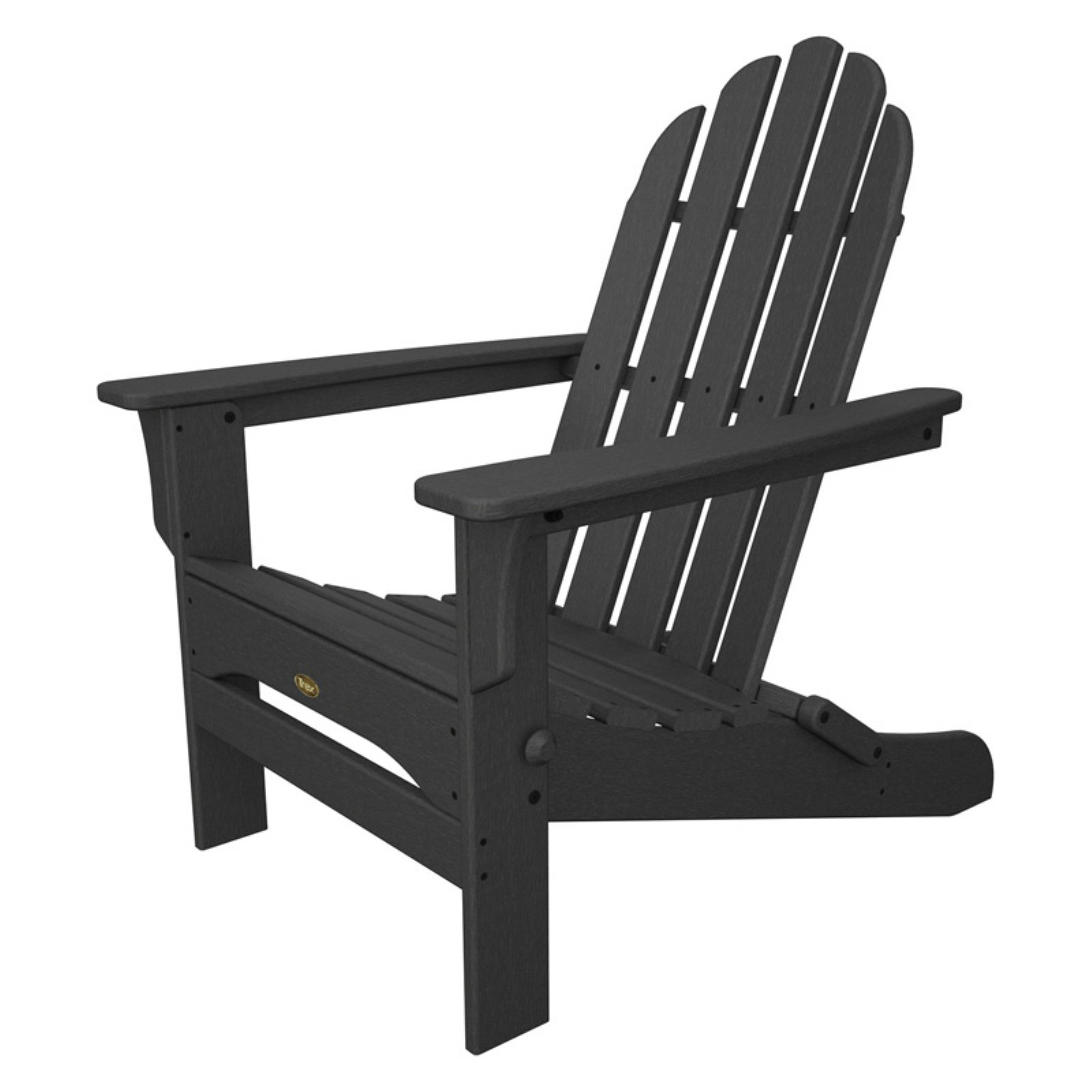 trex outdoor furniture cape cod folding adirondack chair