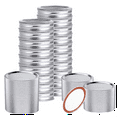 thumbnail image 1 of 48 PCS Wide Mouth Jar Lids and Rings, Reusable Leakproof Canning Lids with Silicone Seals, (Wide Mouth), 1 of 7