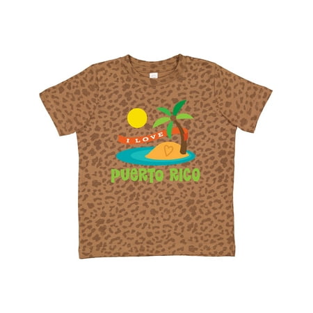 

Inktastic I Love Puerto Rico Gift Toddler Boy or Toddler Girl T-Shirt