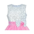 thumbnail image 4 of Robe de Demoiselle d'Honneur Rose à Sequins pour Filles 4 Ans, 4 of 6