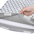 thumbnail image 3 of Health Touch Acupressure Mat and Pillow Set with Carry Bag, Gray, 3 of 7