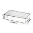 thumbnail image 3 of Hovmgk Transparent Mask Storage Box, Acrylic Cosmetic Organizer for Office Supplies, Desktop Storage Solution with Clear Visibility, Multi-Sized Storage for Documents, Makeup & Office Items, 3 of 6
