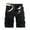 black, variant on Mens Cargo Shorts Summer Outdoor Combat Shorts for Men with Zip Pockets Breathable Workwear Casual Knee Length Pants Plain Lightweight Comfort Stretch Chino Short Pants for Leisure Outdoor S-6XL
