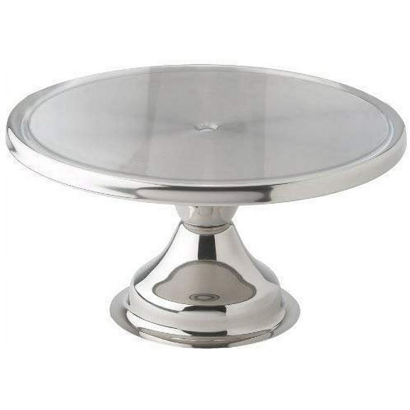 Winco CKS-13 Stainless Steel Round Cake Stand, 13-Inch Pack of 2