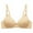 Z01-Beige, variant on BYHONG Women's Front Side Buckle Lace Edge Without Steel Ring Movement Seamless Gathering Adjustment Yoga Sleep Large Bra Rose Gold 34