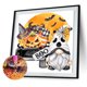thumbnail image 3 of Cuadros Decorativos Kits de pintura de diamantes Cargoblin de calabaza de Halloween taladro Ehuebsd redondo completo decoración del hogar, 3 of 8