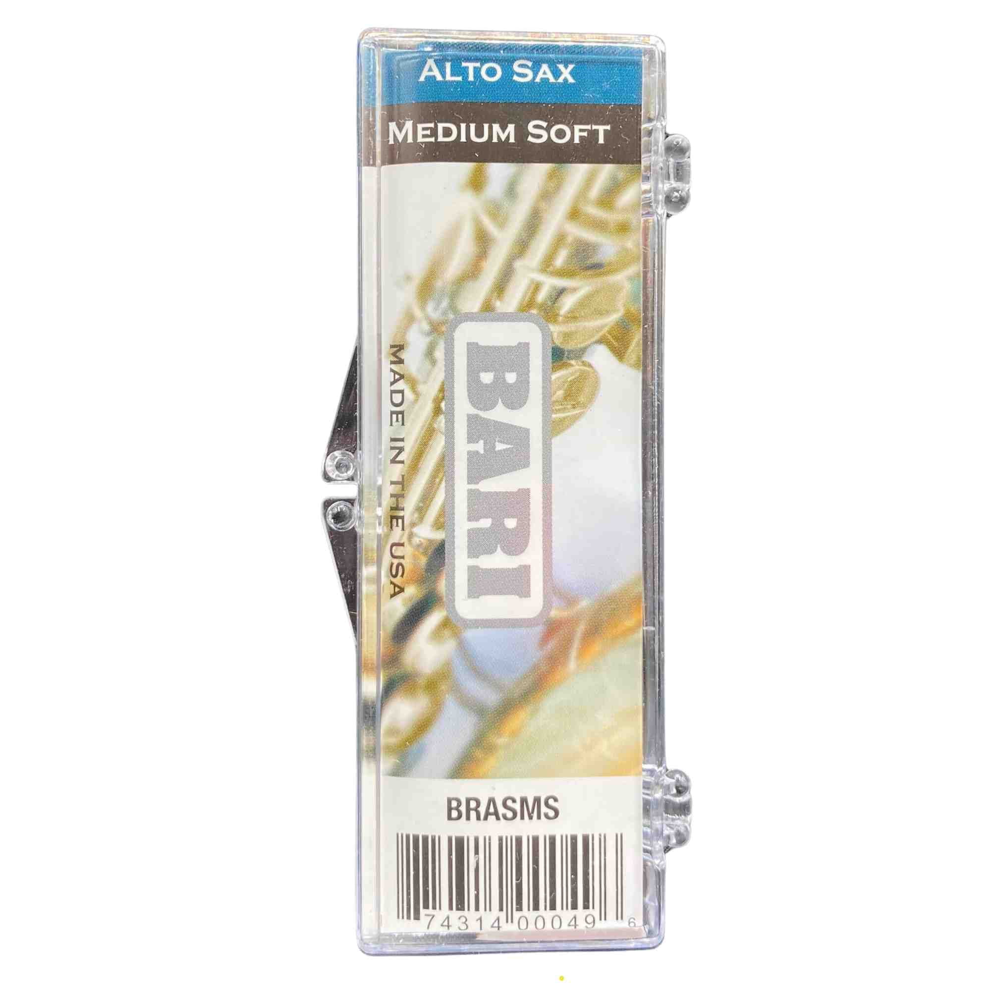 Bari Synthetic Alto Sax Reed - Original (Clear) - Strength 2.5 - 3.0 - Medium Soft