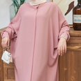 thumbnail image 3 of Women's Robe Bat Sleeve Length Polyester and Blend Soft Skin-friendly Breathable Elastic for All Seasons, 3 of 7
