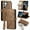 Brown, variant on Allytechgroup for Samsung Galaxy S25 Ultra Case with Cards Holder, RFID Blocking PU Leather Wallet Case Support Wireless Charging Shockproof Full Body Protective for Samsung Galaxy S25 Ultra, Brown