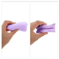 thumbnail image 4 of Unique Bargains 1 Pc Reusable Sponge Face Scrubber Cat Claws for Removing Makeup 5.31"x4.33" Purple, 4 of 5